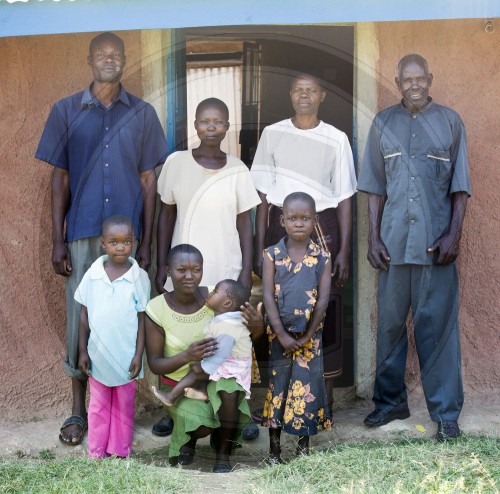 Familie in Kenia