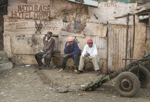 Slum Korogocho in Nairobi