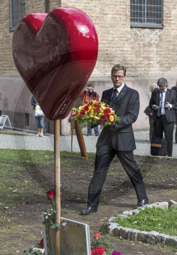 Bundesaussenminister Guido Westerwelle in Norwegen