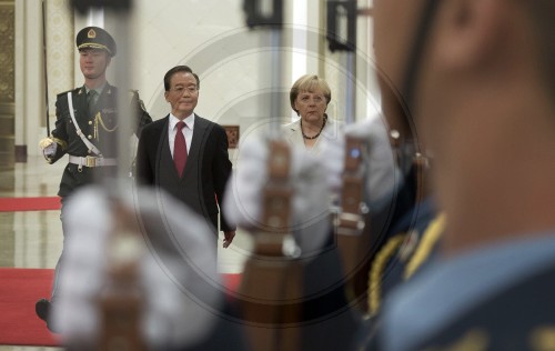 Merkel Wen in Peking