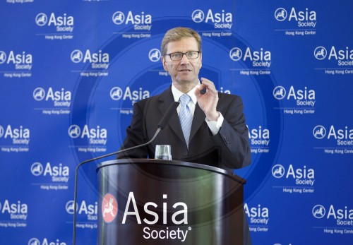 Westerwelle in Hong Kong