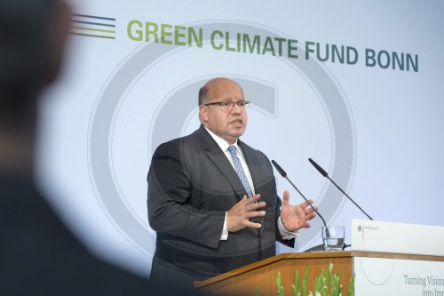 Altmaier praesentiert Green Climate Fund