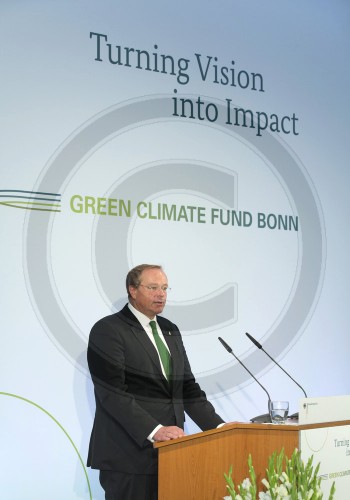 Niebel praesentiert Green Climate Fund