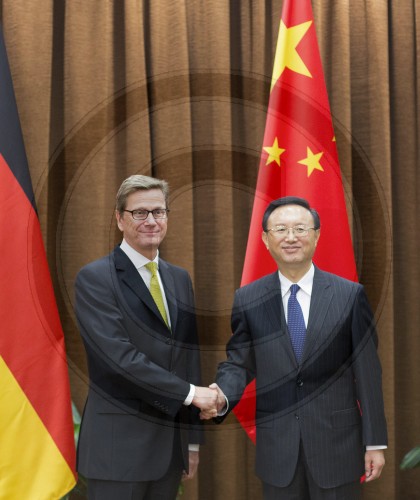 Guido WESTERWELLE , FDP , Bundesaussenminister und Yang Jiechi, Aussenminister von China