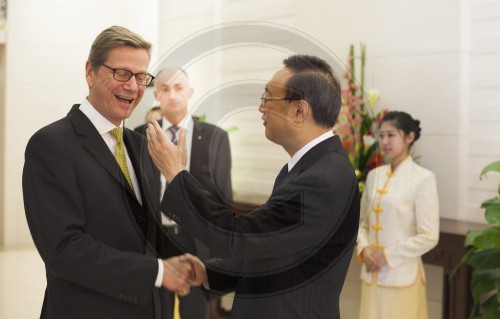 Guido WESTERWELLE , FDP , Bundesaussenminister und Yang Jiechi, Aussenminister von China