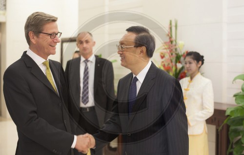 Guido WESTERWELLE , FDP , Bundesaussenminister und Yang Jiechi, Aussenminister von China