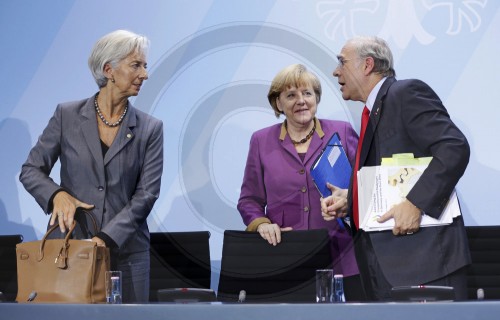 Merkel, Lagarde, Gurria