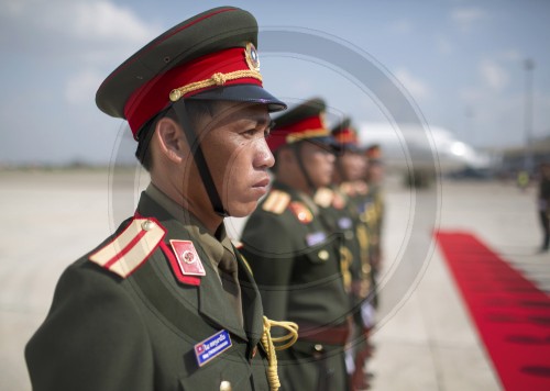 Ehrenformation der laotischen Armee