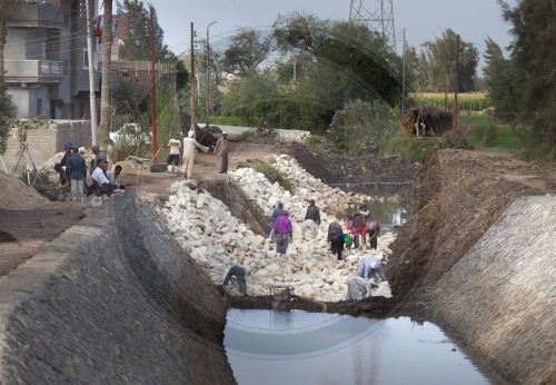 Watersystems in the Region Behira in Egypt, 06.11.2012.