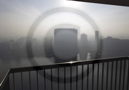 Smog ueber Kairo