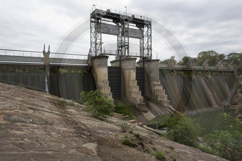Staudamm in Simbabwe