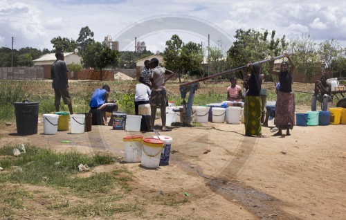 Brunnen in Simbabwe