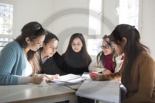 Tunesische Studentinnen