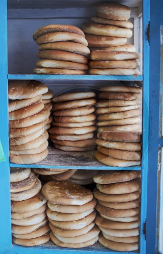 Brot auf dem Markt in Gabes