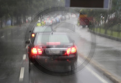 Strassenverkehr in Indonesien