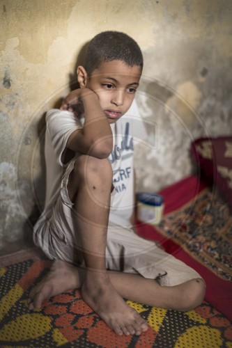 Kleiner Junge in Nouakchott, Mauretanien