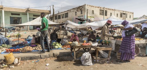 Strassenszene in Nouakchott