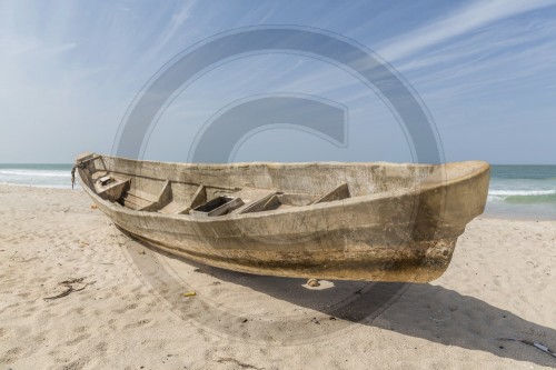 Altes Fischerboot in Mauretanien