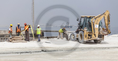 Baustelle in Mauretanien