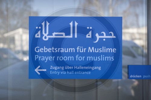 Gebetsraum fuer Muslime