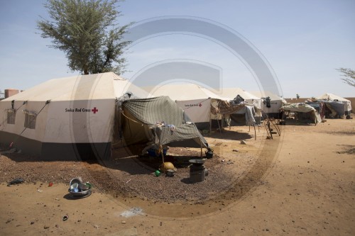 Fluechtlingslager Sevare in Mopti in Mali