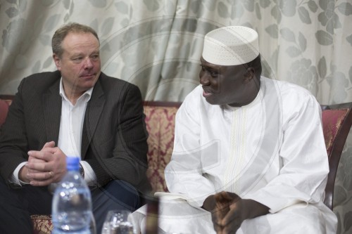 Bundesentwicklungsminister Dirk Niebel, in Mali