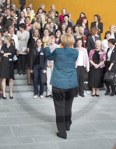 Bundeskanzlerin Angela Merkel, CDU  beim Empfang von Frauen in Fuehrungspositionen