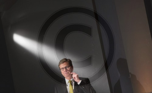 Bundesaussenminister Guido Westerwelle, FDP, bei Le Monde