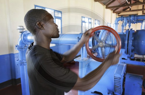 Wasserwerk in Uganda