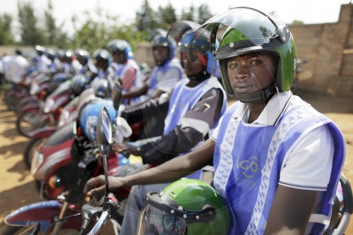 Motorrad Taxi In Ruanda