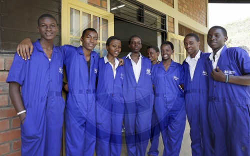 Auszubildende in Ruanda