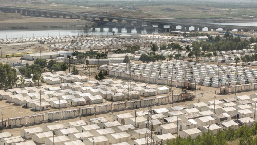 Fluechtlingslager fuer syrische Fluechtlinge