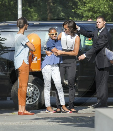 Michelle Obama besucht Holocaust Mahnmal