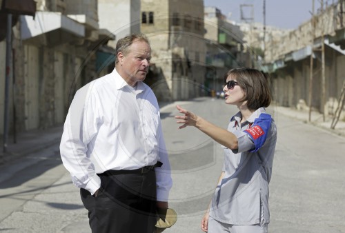 Niebel in Hebron