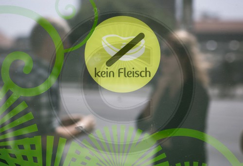 Kein Fleisch Aufkleber