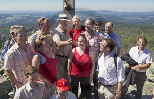 Peer Steinbrueck wandert in Bayern