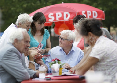 Sommerreise Steinmeier durch Brandenburg