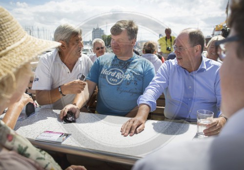 Peer Steinbrueck in Warnemuende