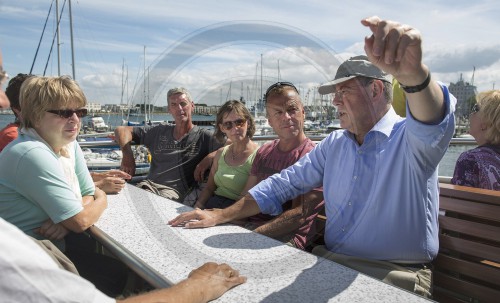 Peer Steinbrueck in Warnemuende