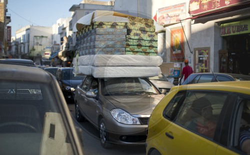 Verkehr in Tunis