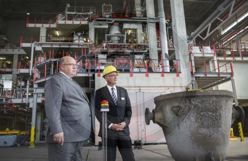 Altmaier besucht Hamburger Kupferkonzern