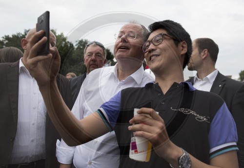 Peer Steinbrueck auf dem SPD - Deutschlandfest