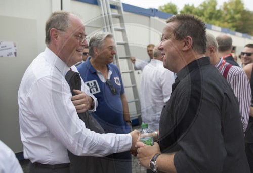 Peer Steinbrueck auf dem SPD - Deutschlandfest