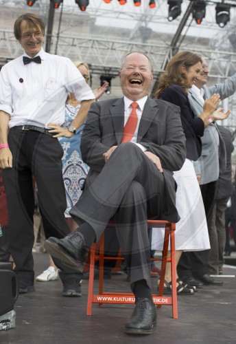 Peer Steinbrueck auf dem SPD - Deutschlandfest