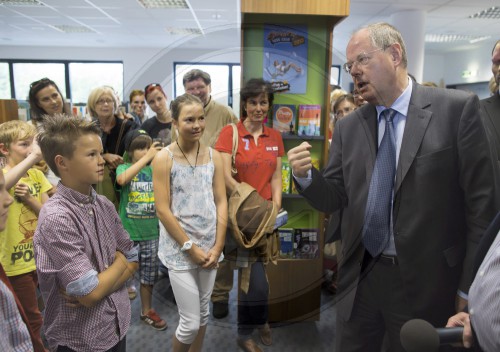 Steinbrueck auf Wahlkampftour