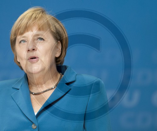 Wahlkaempferin Angela Merkel