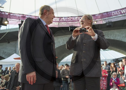 Peer Steinbrueck in Wuerzburg