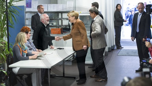 Bundeskanzlerin Merkel waehlt