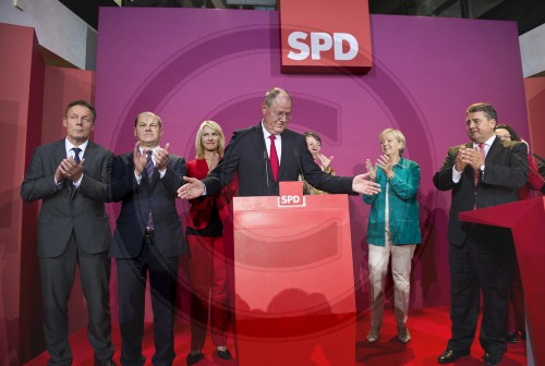 Wahlabend der SPD zur Bundestagswahl 2013
