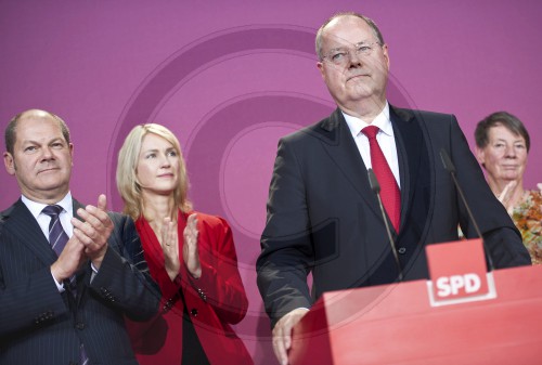 Wahlabend der SPD zur Bundestagswahl 2013